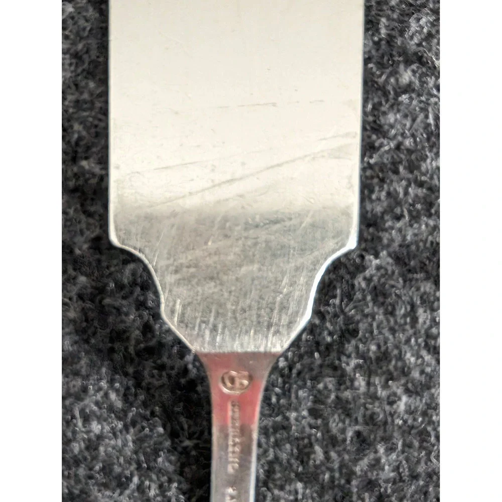 Durgin Gorham Fairfax Sterling Silver Butter Spreader Monogram HML 1910 6.75 In